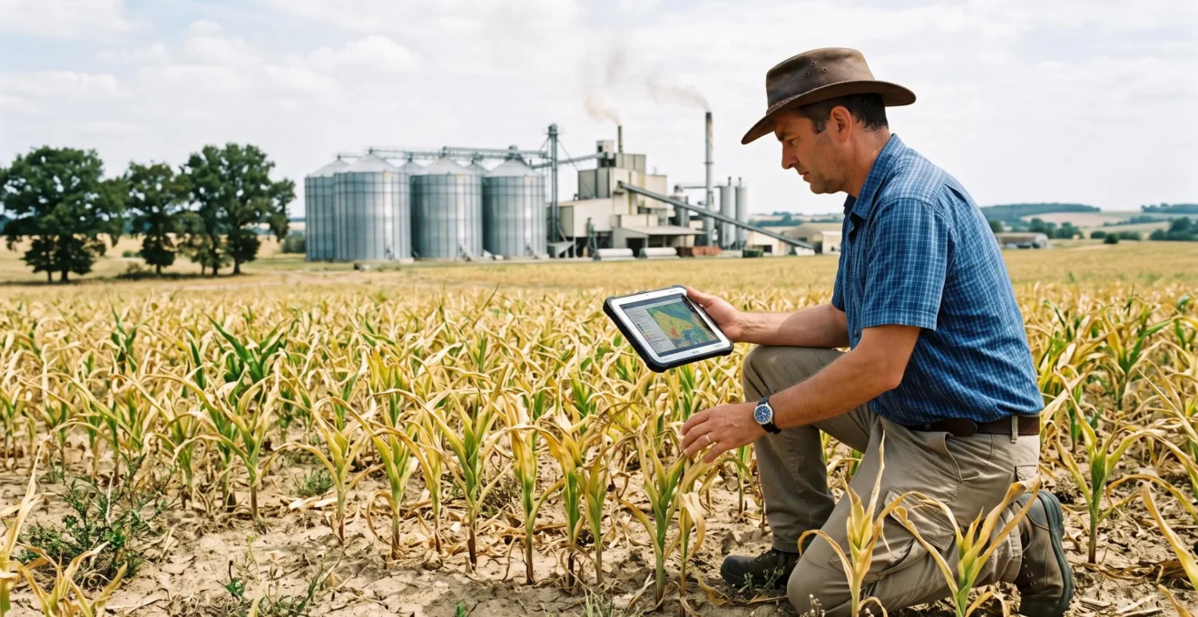 Analyse de la vulnérabilité climatique d'une filière agroalimentaire, de la parcelle à l'usine